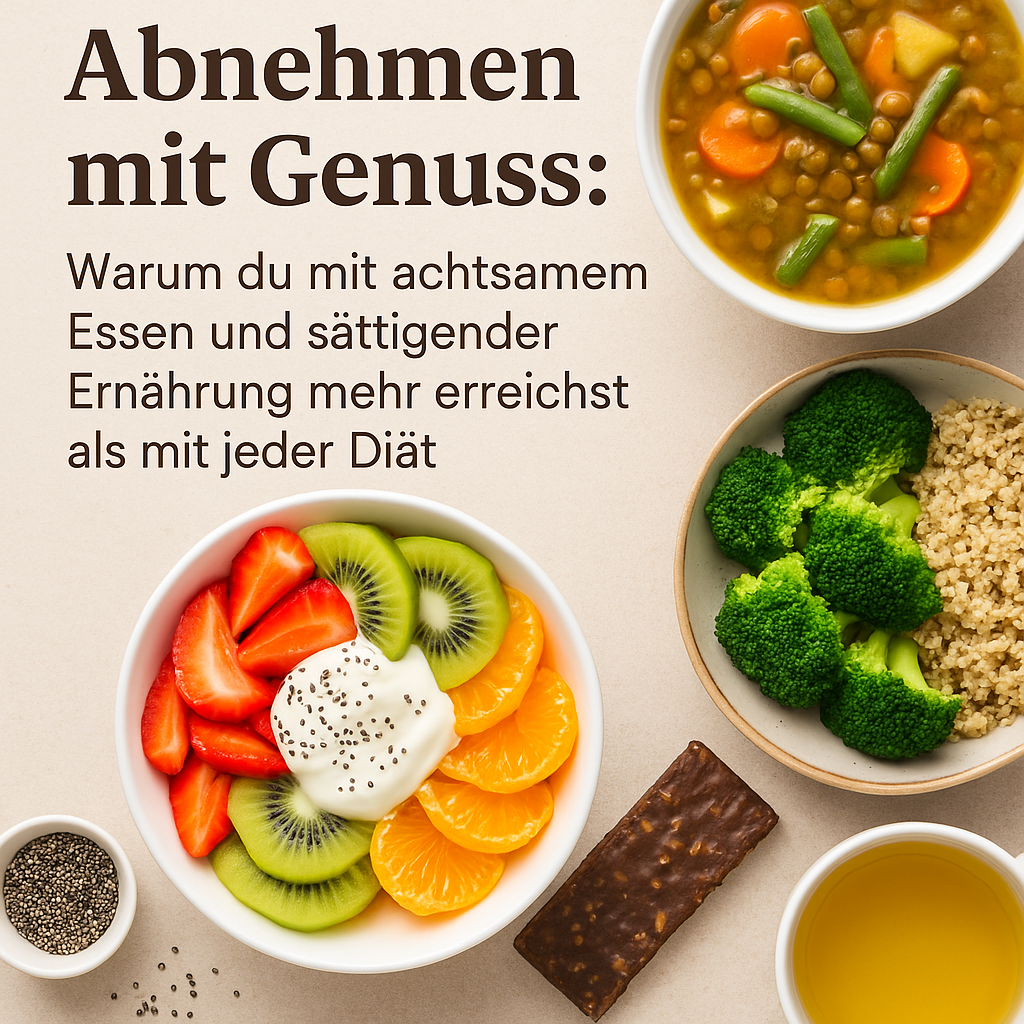 Genussvoll abnehmen statt hungern: Warum die Volumetrics-Methode und achtsames Essen auf Dauer besser funktionieren als klassische Diäten